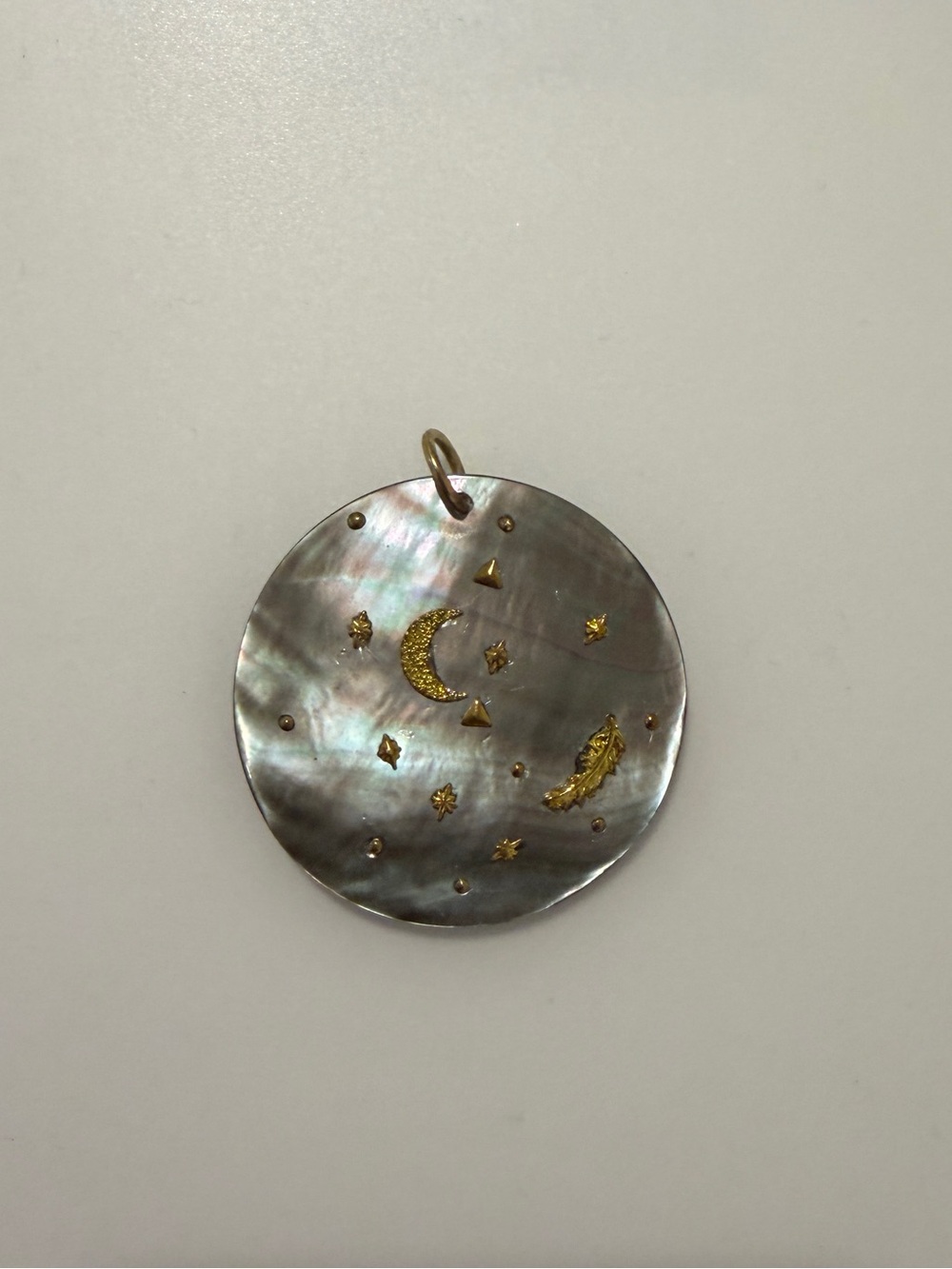 Mother of Pearl Celestial Pendant